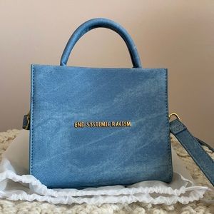 Brandon Blackwood ESR Blue Waxed Denim Bag